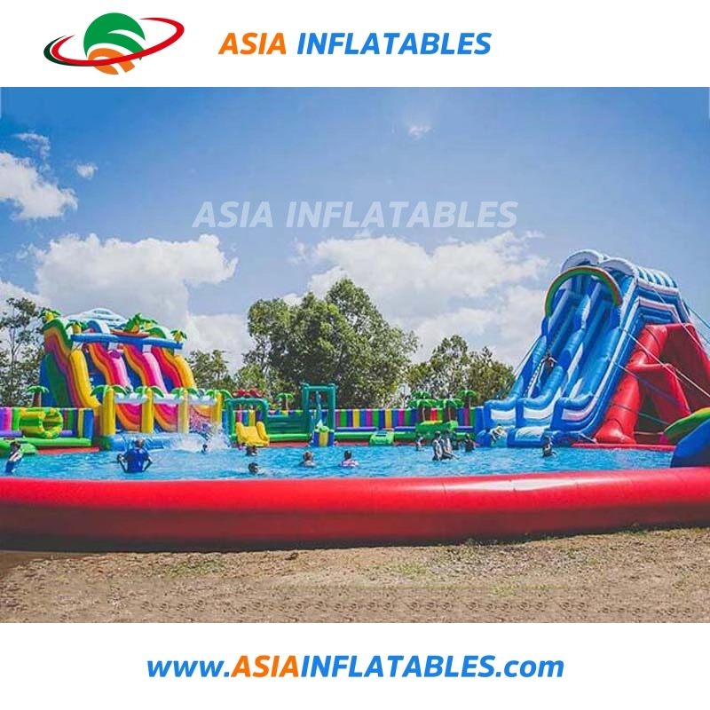 Outdoor Amusement Park Inflatable Pool Water Park