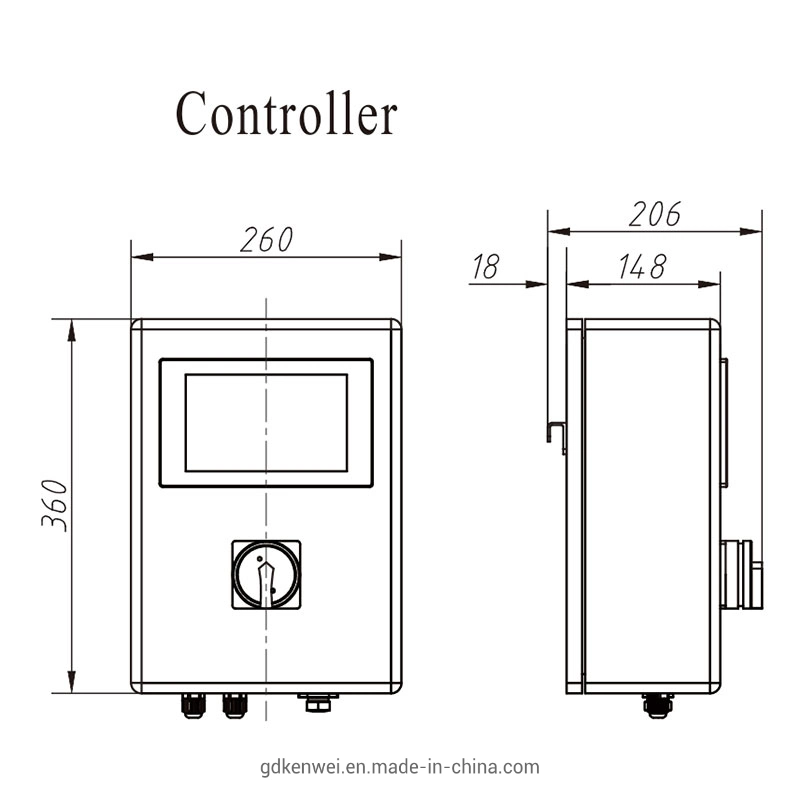 Jw-Gx80 El detector de metales para la industria procesadora de alimentos Máquina de embalaje