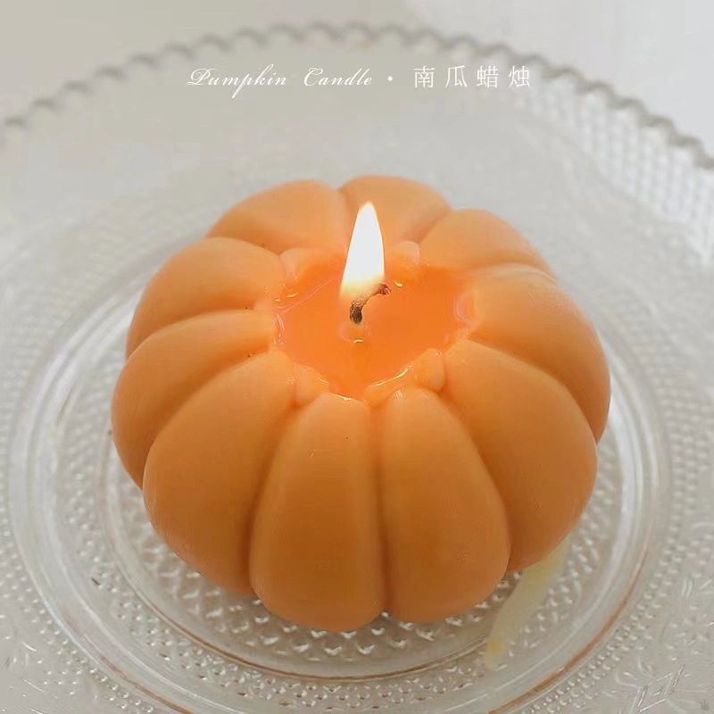 New Colorful Home Decor Halloween Pumpkin Candles for Halloween Holiday Gift and Christmas Candles