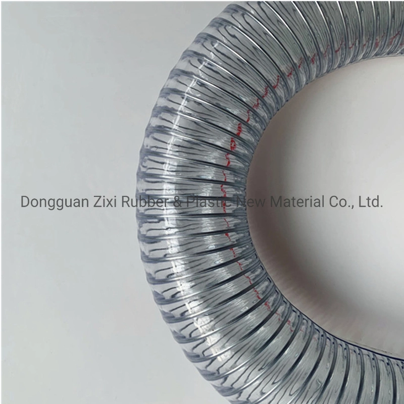 Professional Manufacturer PVC Fiber Steel Wire Spiral Reinforced Drip Irrigation Pipe