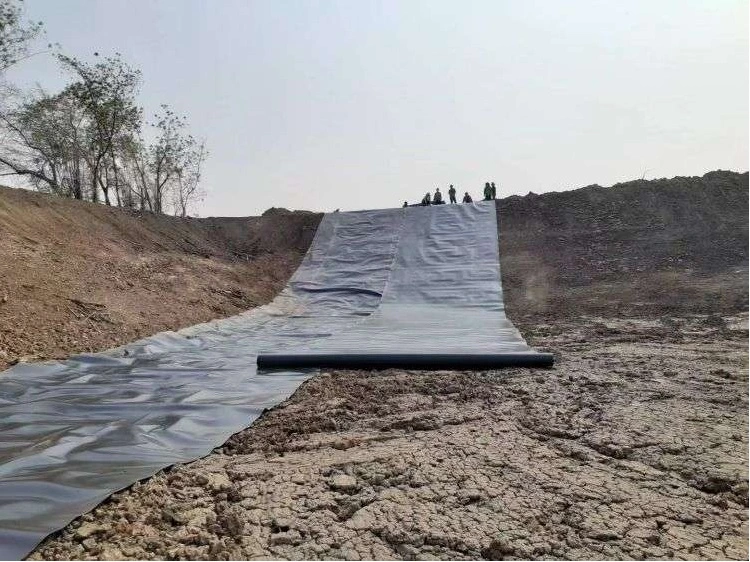 Thickness 1.0mm Impervious Waterproof Single-Sided Textured HDPE Geomembrane for Dam Liners