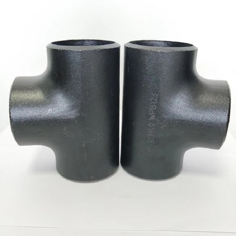 ANSI B16.9 Sch40 Stainless Steel/Carbon Steel Seamless Steel Pipe Fitting Tee