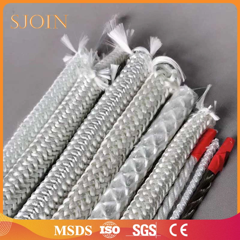 High Temperature Dia 3mm-120mm Insulation Type Fiberglass Braided Square Packing Rope