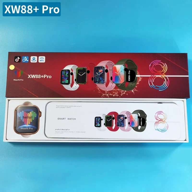 Xw88+PRO Smart Watch 1.9" Screen Location Sharing Alipay Payment IP68 Waterproof Blood Sugar Monitor Smartwatch