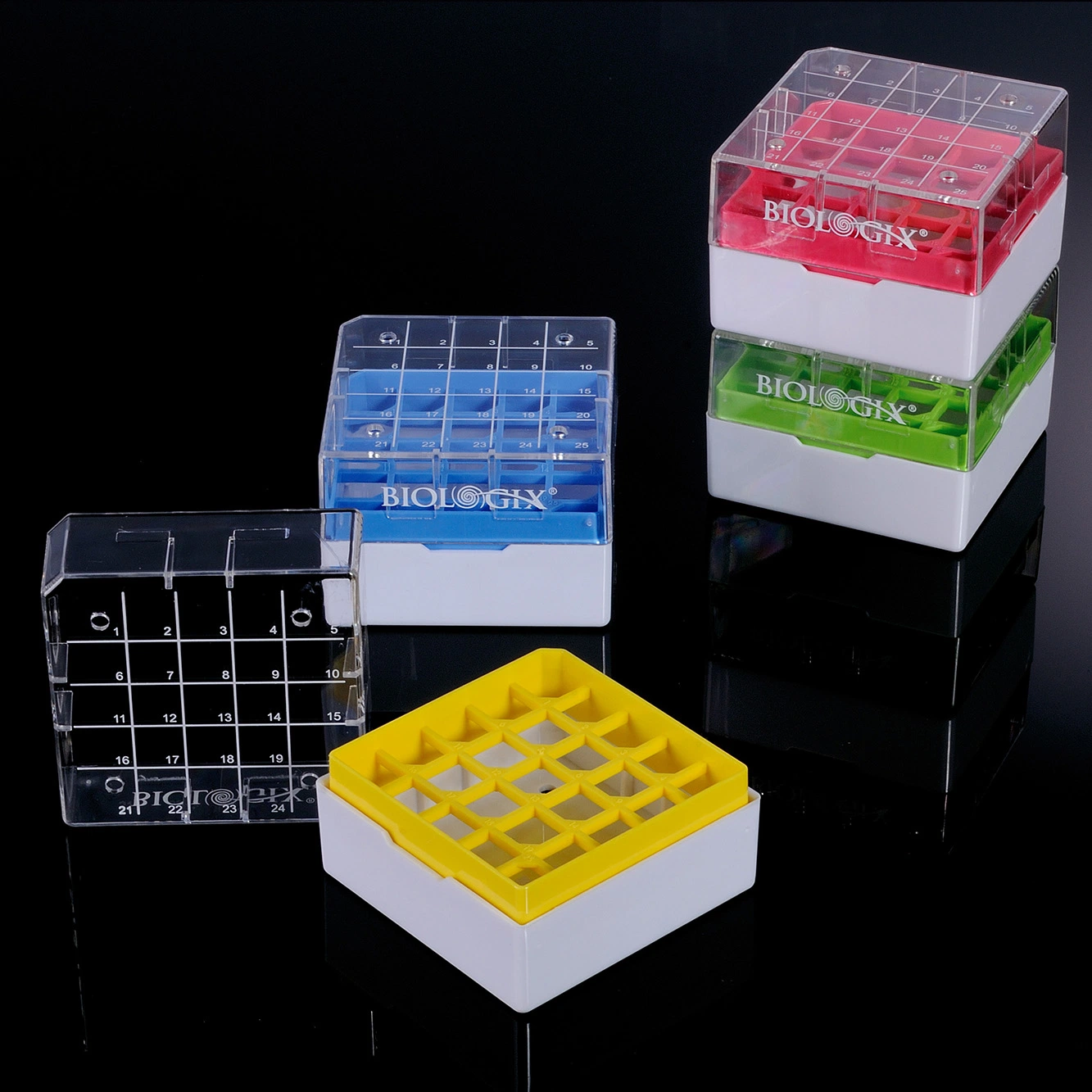 PC Cryogenic Boxes Storage Polycarbonate Freezer Tube Boxes