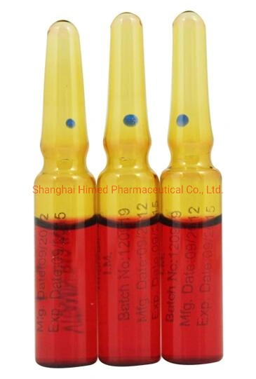 Vitamin B12 Vb12 Injection 0.5mg: 1ml 1mg: 2ml 1mg: 1ml 2mg/1ml