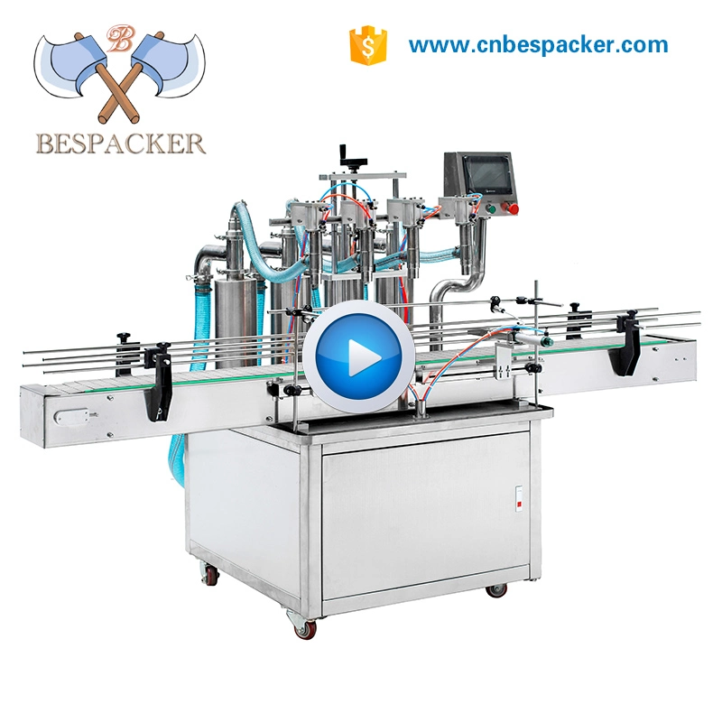 Stand Type Automatic Direct Flow Liquid Filling Machine