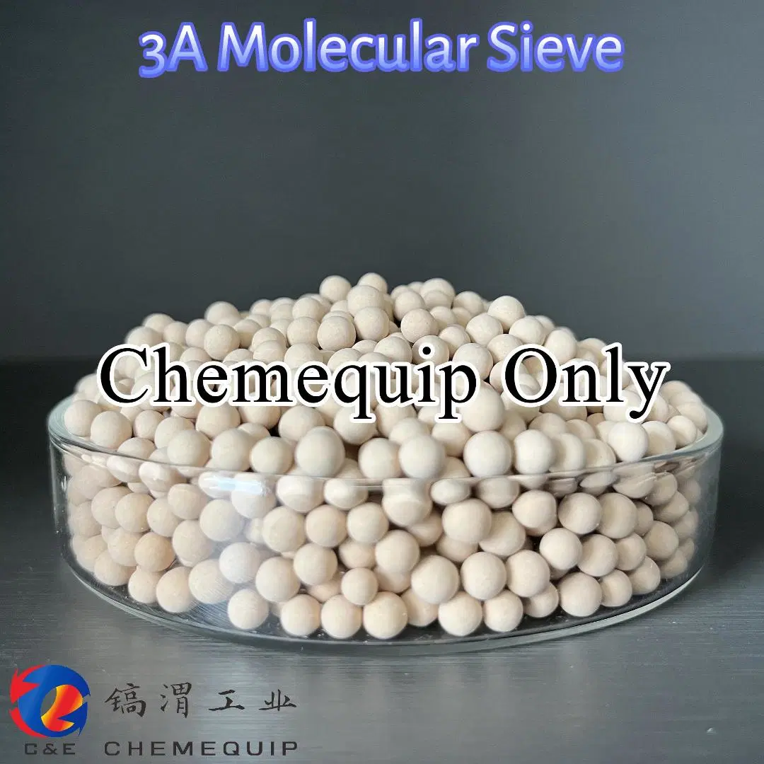 Chemequip 4A tamices moleculares para secado de materiales de hidrocarbono saturados