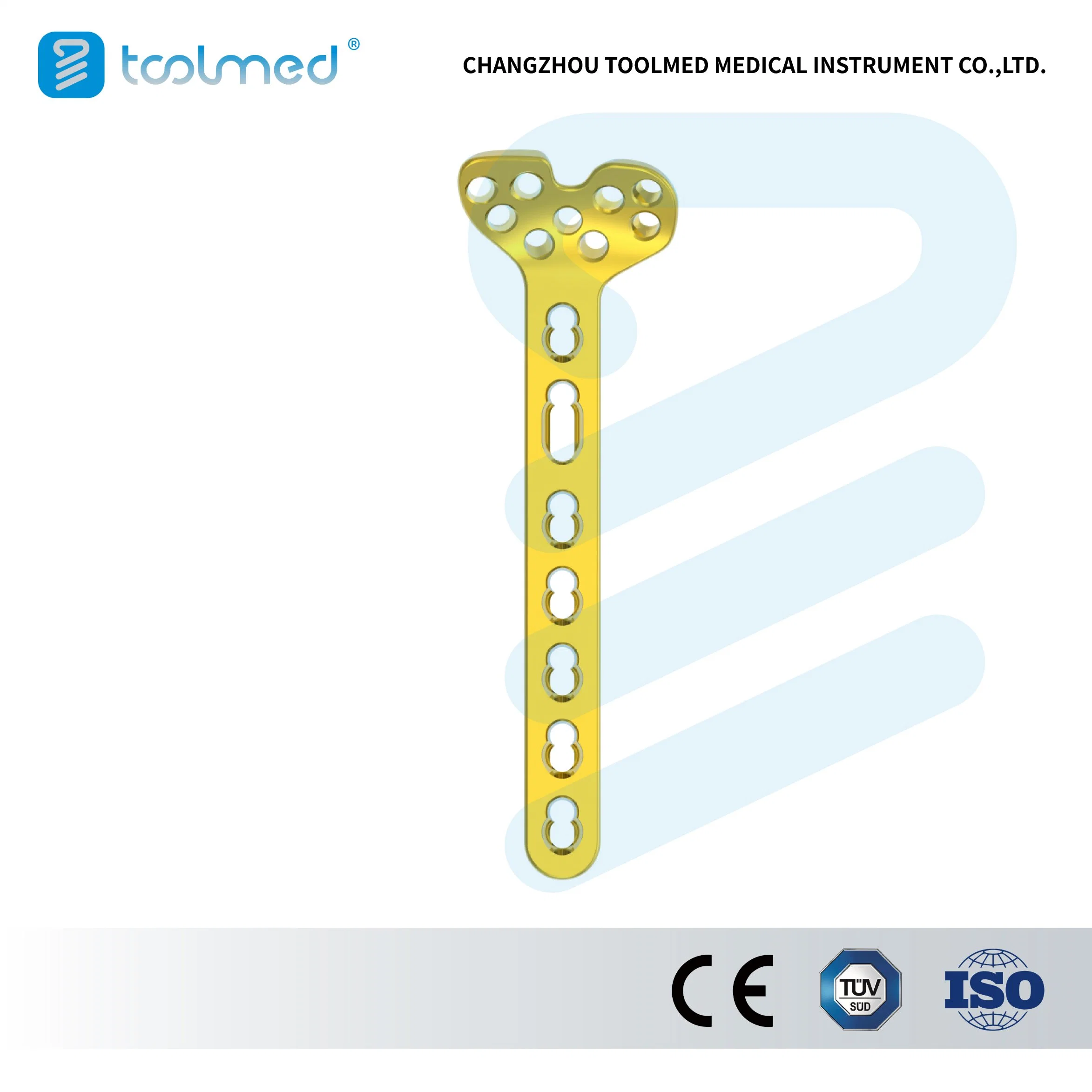 Distal Radius Plate I, 9 Holes Head, Small Fragment Locking Plate System, CE&ISO