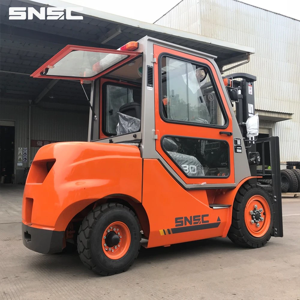 3t/3.5t Diesel Forklift Truck 3 Ton New Diesel Forklift Truck Japan Engine Power China