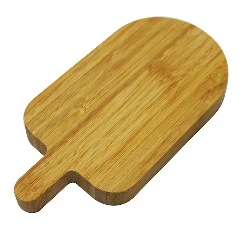 Ice Cream Shape Organic Bamboo Serving Plate Serving Dish for Appetizer Fruit Nut