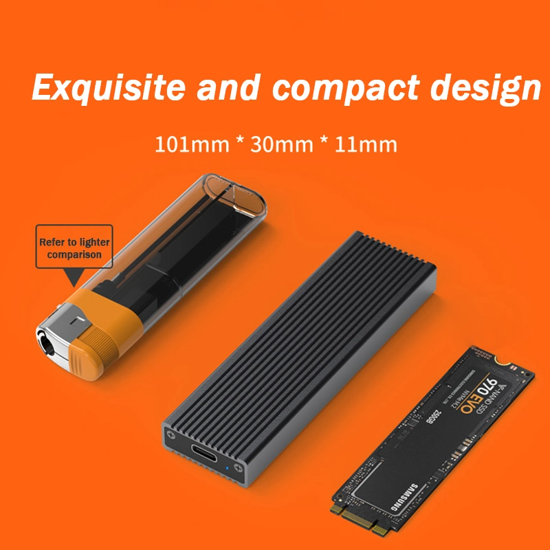 256GB SSD SATA M. 2 Ngff Type-C USB 3.1 External Hard Disk Drive
