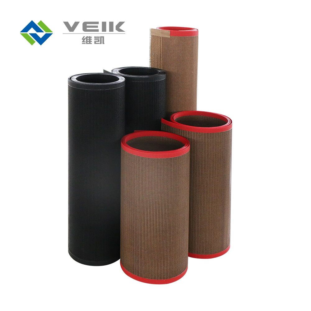 High Temperature PTFE Coated Fiberglass Mesh Conveyor Belts