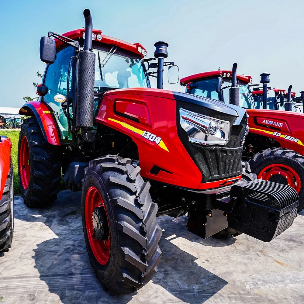 Mini Traktor 100HP 4WD Landmaschinen Pflügegeräte Landwirtschaft Diesel Traktoren