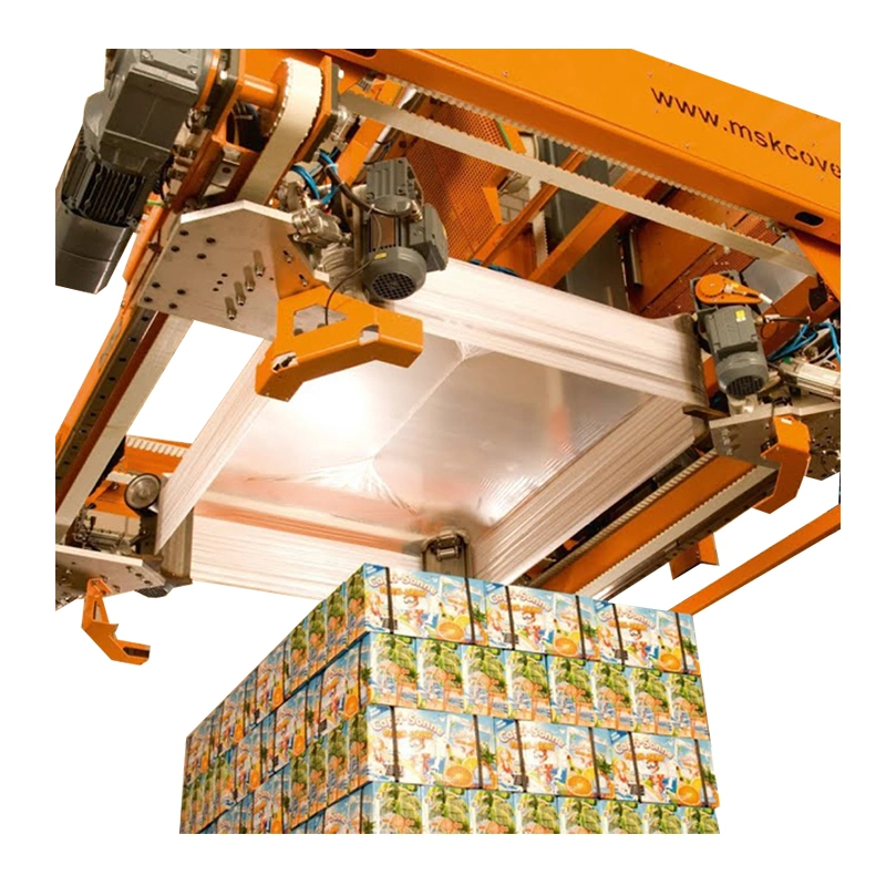 Hooder Film Stretch Packaging for Automatic Palleizer (غطاء رأس ذو قلنسوة عالية الجودة)