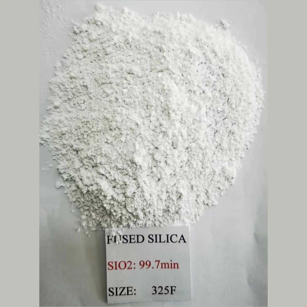 325 Mesh Fused Quart Powder with High Purity Sio2 99.9% as Refractory Raw Materials