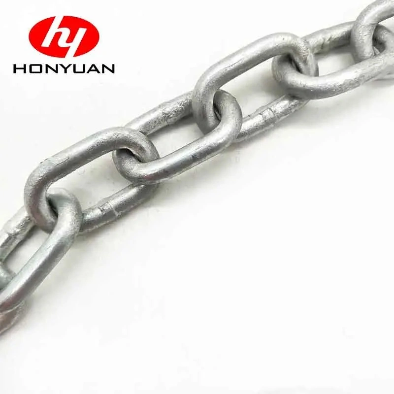 DIN763 Long Round Link Chain Grade G30 Deburring Smooth Motorcycle Welded Galvanized Chain with High quality/High cost performance 