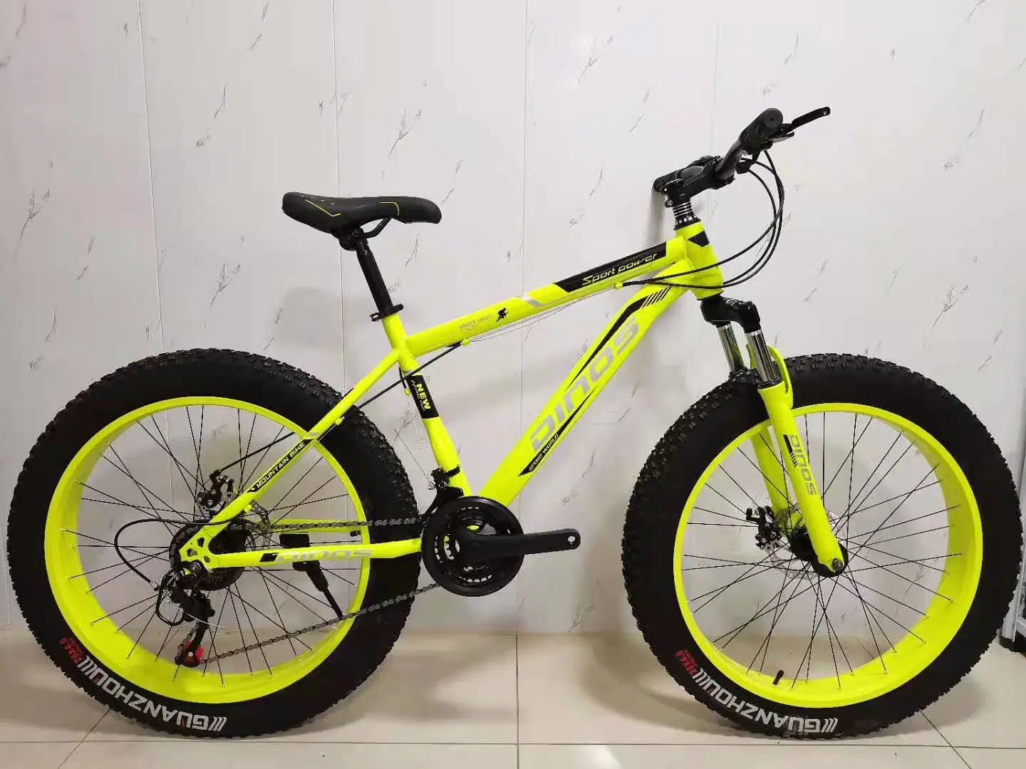New Type Model 20&prime; 26 Inch High Carbon Steel Frame Fat Tyre MTB Bike Mountain Bicycle Qt21