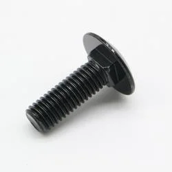 Square Neck Black Steel Round Head Carriage Bolts