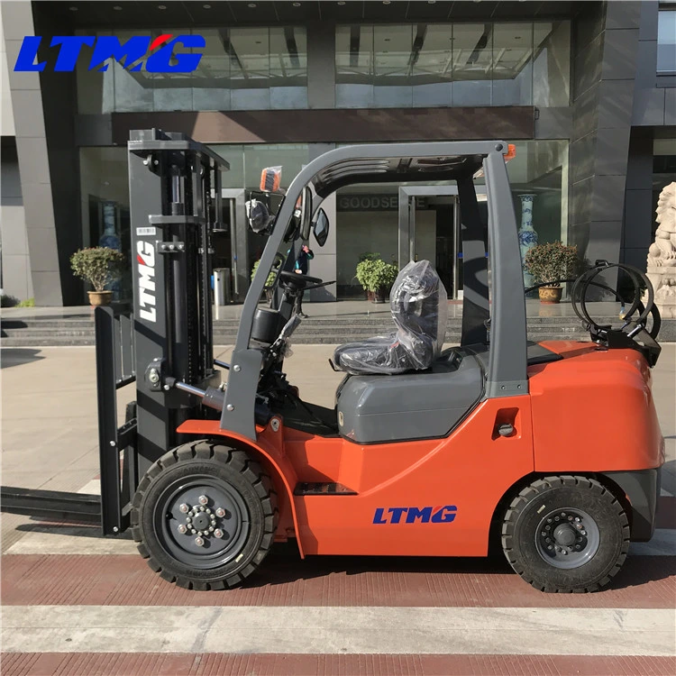 Ltmg Dual Fuel Forklift 4 Ton LPG Gasoline Forklift with 2 3 Stage Mast