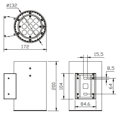 12W 18W 24W 32W Modern Round LED Wall