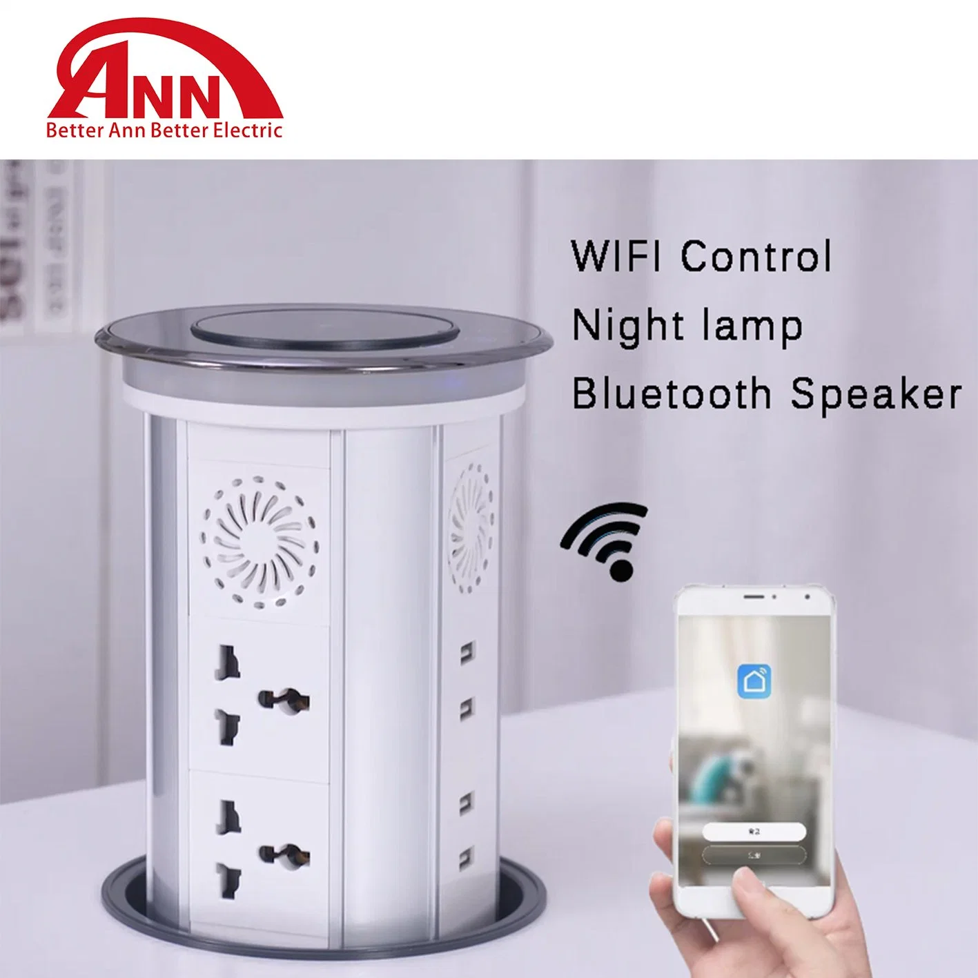 WiFi Smart Automatic Socket IP65 Wireless Charging Surge Protector Lift Kitchen Pop up Table Socket with Wireless Charger

Prise intelligente WiFi automatique avec protection contre les surtensions et charge sans fil IP65, élévation, pour cuisine, prise de table avec chargeur sans fil.