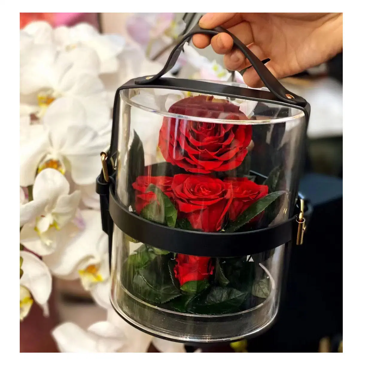 High quality/High cost performance Customization Eternal Real Touch Best Flower Wedding Decorative Preserved Rose Gift Supplier in China