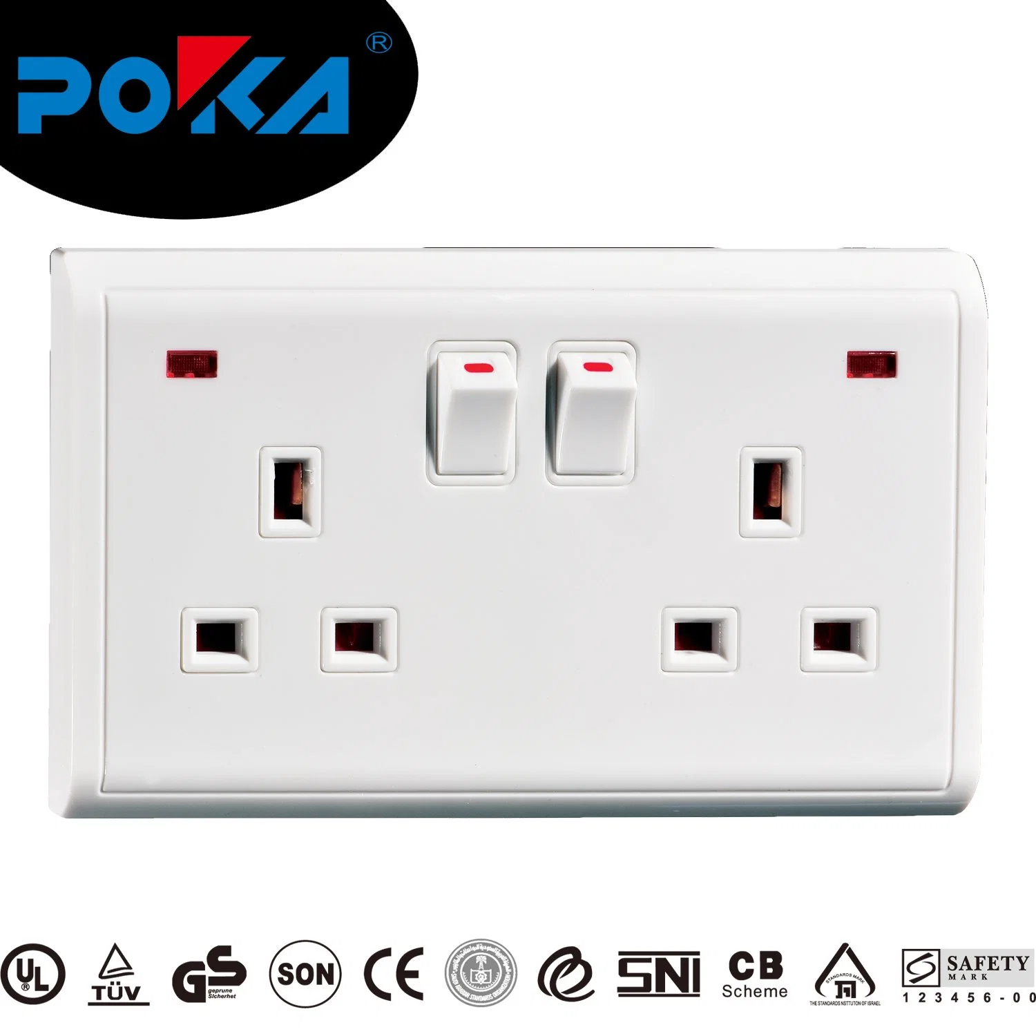 32/20/16A Power Universal Socket Dimmer Switch with Fixing Screws