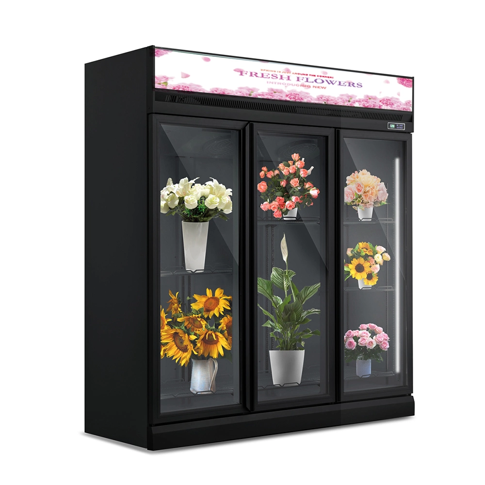 New Style Mexico Thyme Flower Room Single Door Fresh Keeping Floral Display Refrigerator