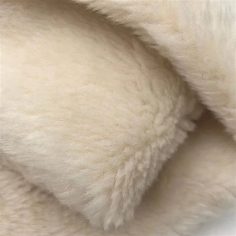 Yigao Textile 25%Wool 28%AC 47%Poly Fur Fabric Clothes Fabric