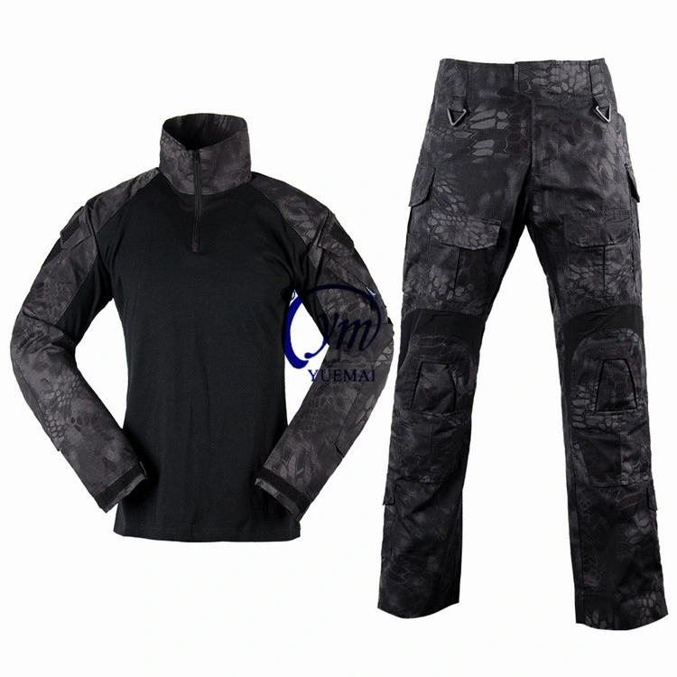 Customized Poland Camo Training Uniform Tactical Frog Shirt and Pants