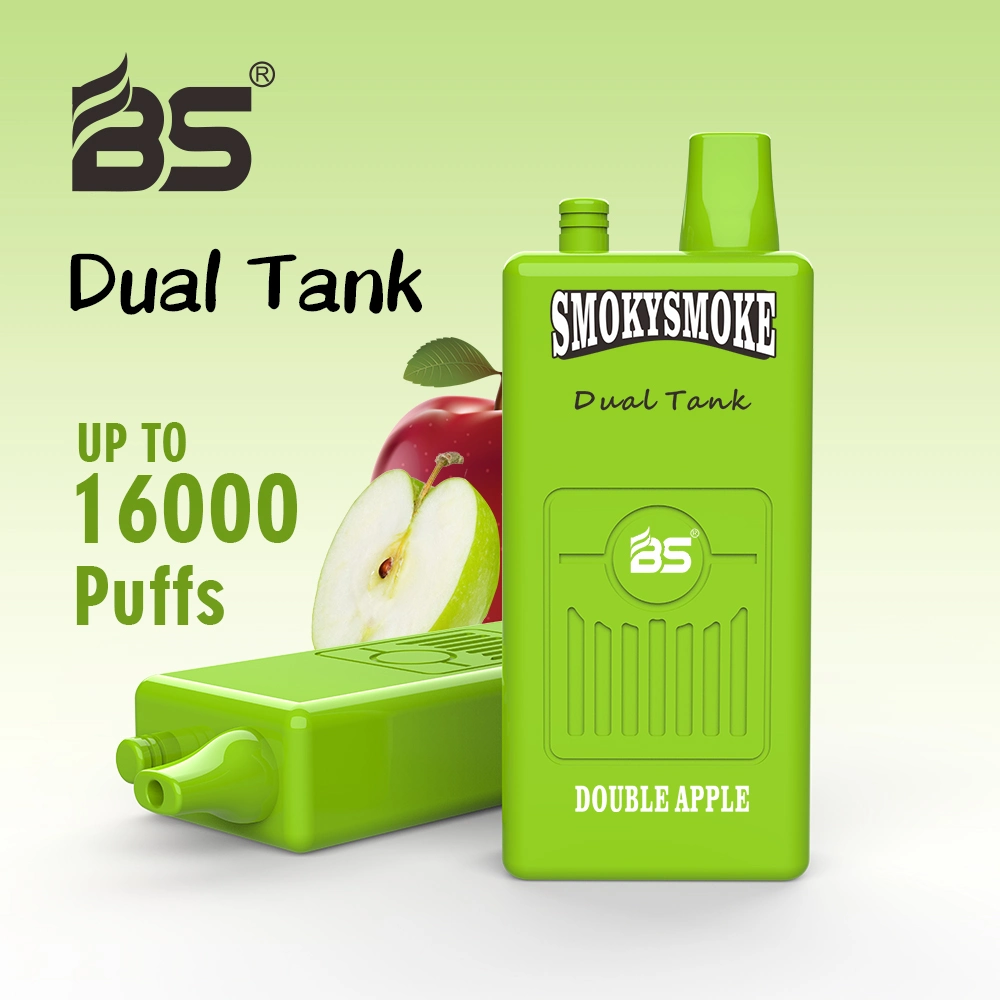 BS Smokysmoke Dual Tank 16000 Puffs 36ml líquidos e-CIGS descartáveis Vape Long último Pod para fumantes