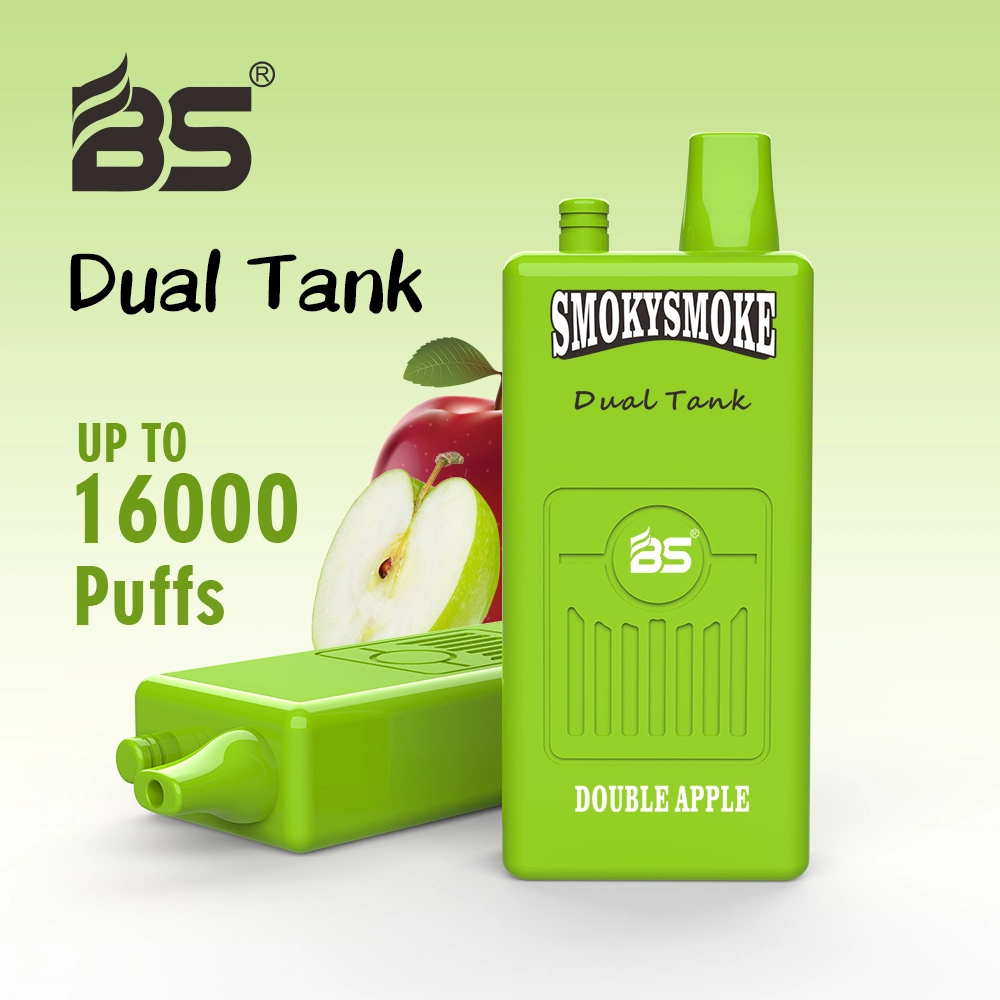 BS Smokysmoke Dual Tank 16000 Puffs 36ml Flüssige E-CIGS Einweg Vape Long Last Smoking Pod