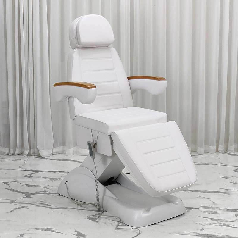 OEM/ODM Luxury White PU Leather Electric Massage Table Wholesale/Supplier