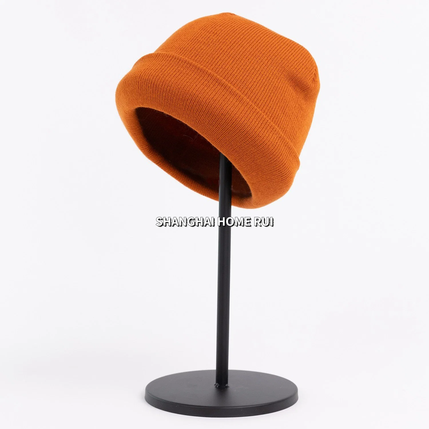 OEM Low MOQ Winter Outdoor Riding Running Hat Patch Logo Plain Flat Knitted Custom Logo Beanie Hats