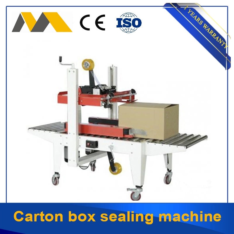 Adhesive Tape Corner Box Sealing Machine Tapping Machine with Double Side Power