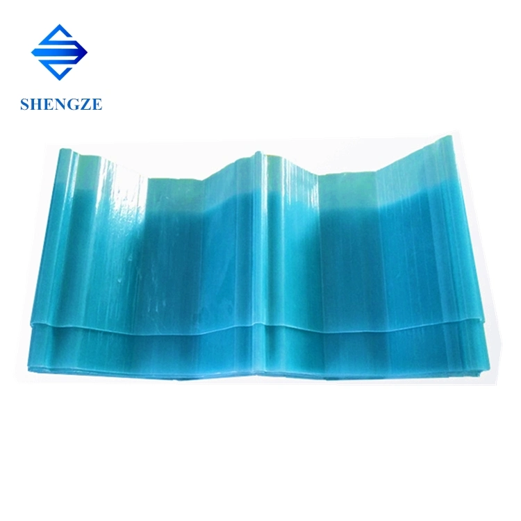 Anti-Septic Transparent Skylight Flat Corrugated Fiberglass Roofing Sheet Product