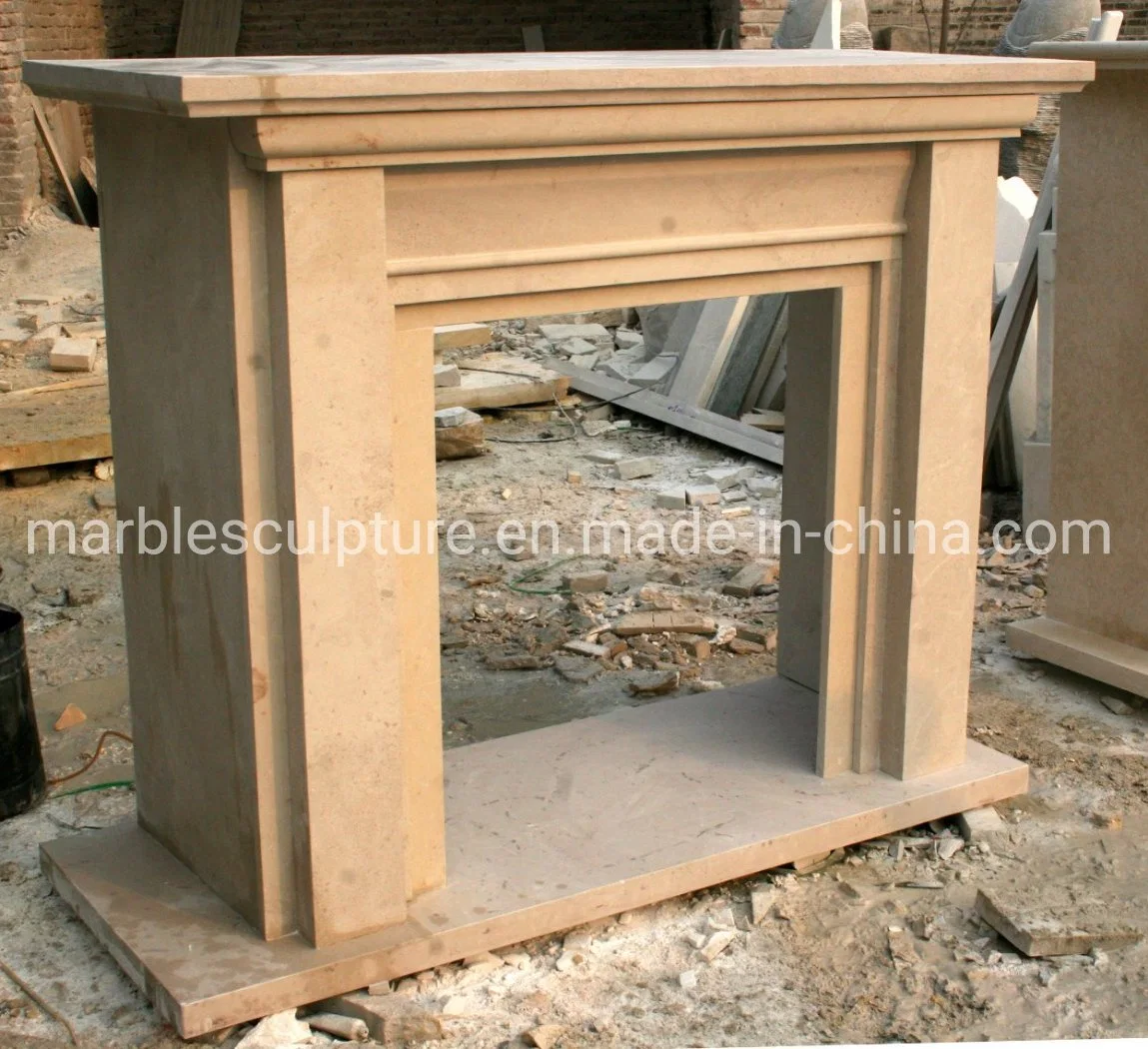 Antique Classic Marble Stone Fireplace Home Decoration (SYMF-197)