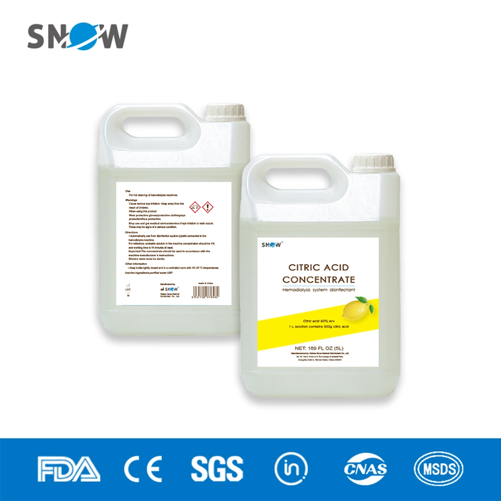 Made in China Citric Acid Dialysis Concentrate for Hemodialysis Machine