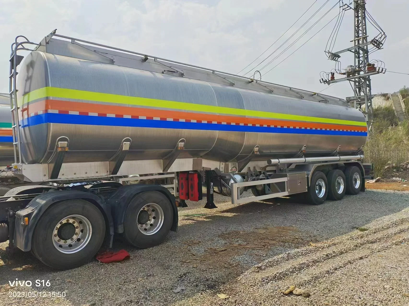 Eje 3 3500L/4000L Fuel Oil Tanker Trailer Trailer