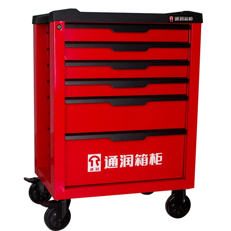 Profession Metal Tool Chest, 6 Drawers Roller Tool Cabinet, 6 Metal Drawer Metal Workshop Tool Cabinet