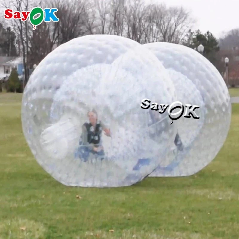 Niños Juego de adultos al aire libre Zorb transparente bola