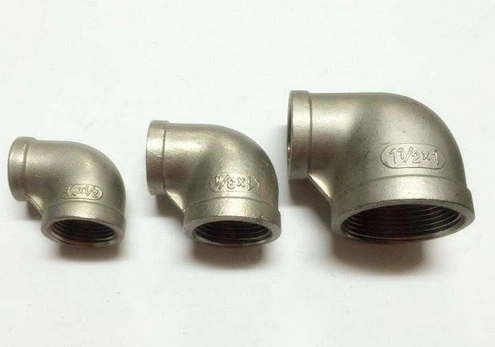 90 Degree Reducing Elbow Stainless Steel Elbow Thread Joint Pipe Fittings