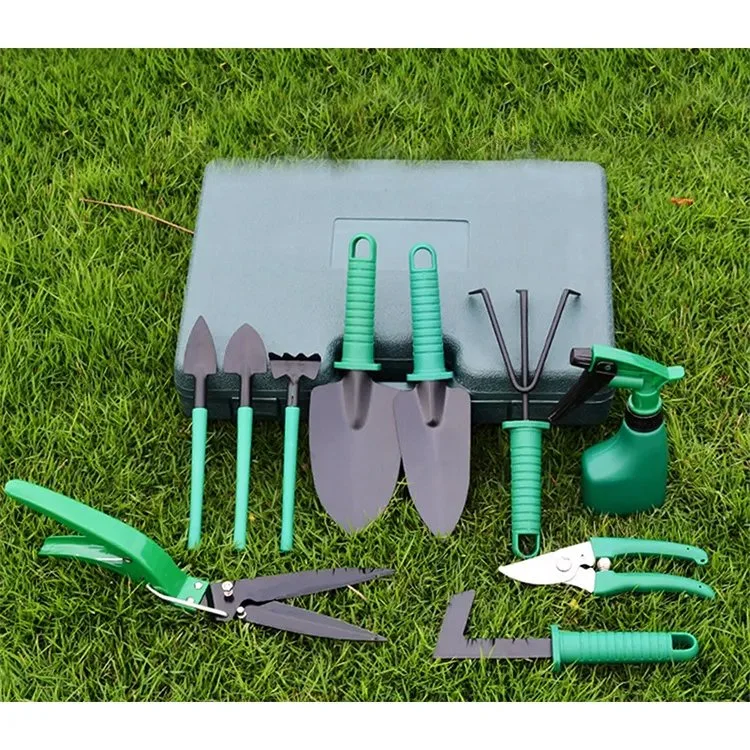 Portable Garden Hand Tools Set Gardening Tools for Home with Carrying Case