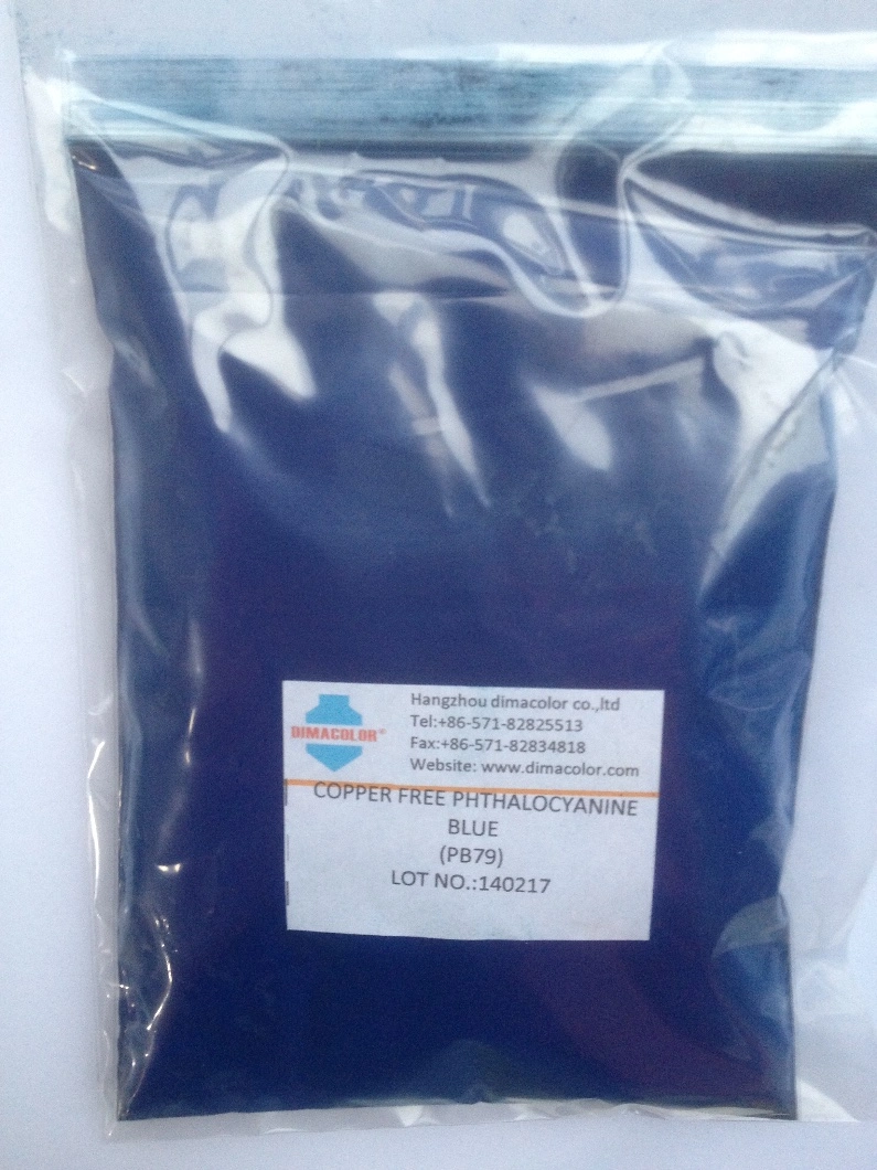 Libre de cobre Phthalocyanine Azul 79 de tinta de pigmento para recubrimiento de pintura