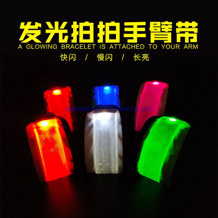 Party Decoration Multicolored Glow LED Bracelet LED Slap Band