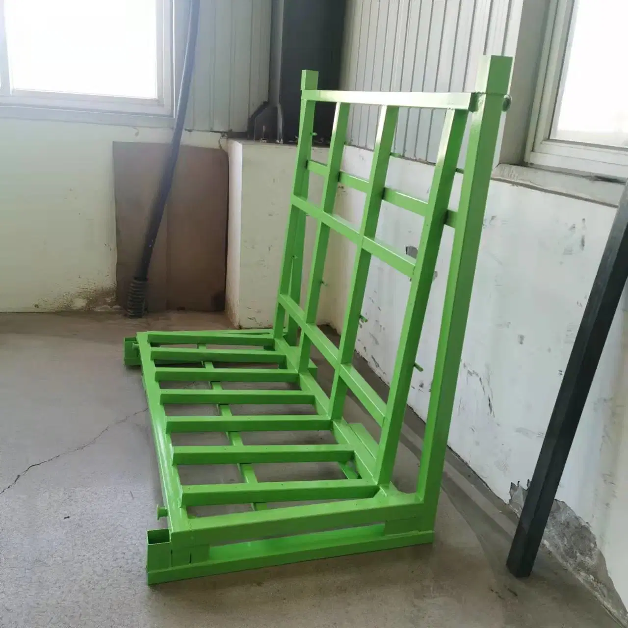 Warehouse Glass Logistic Stack Glass L Rack Frame