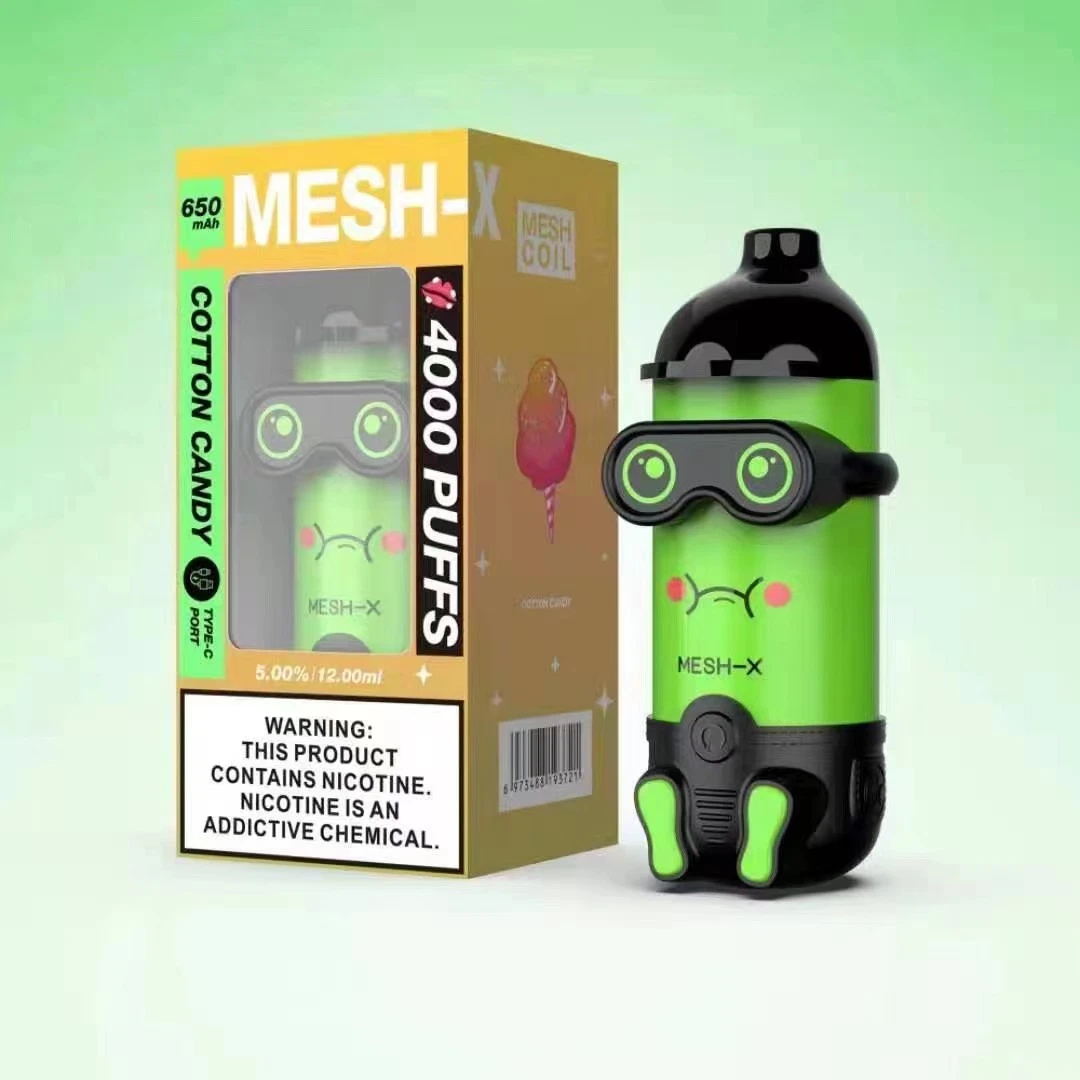 Mini Original de Fábrica de malha de cigarros Eletrônicos x 4000 Puffs Vape descartáveis Pod