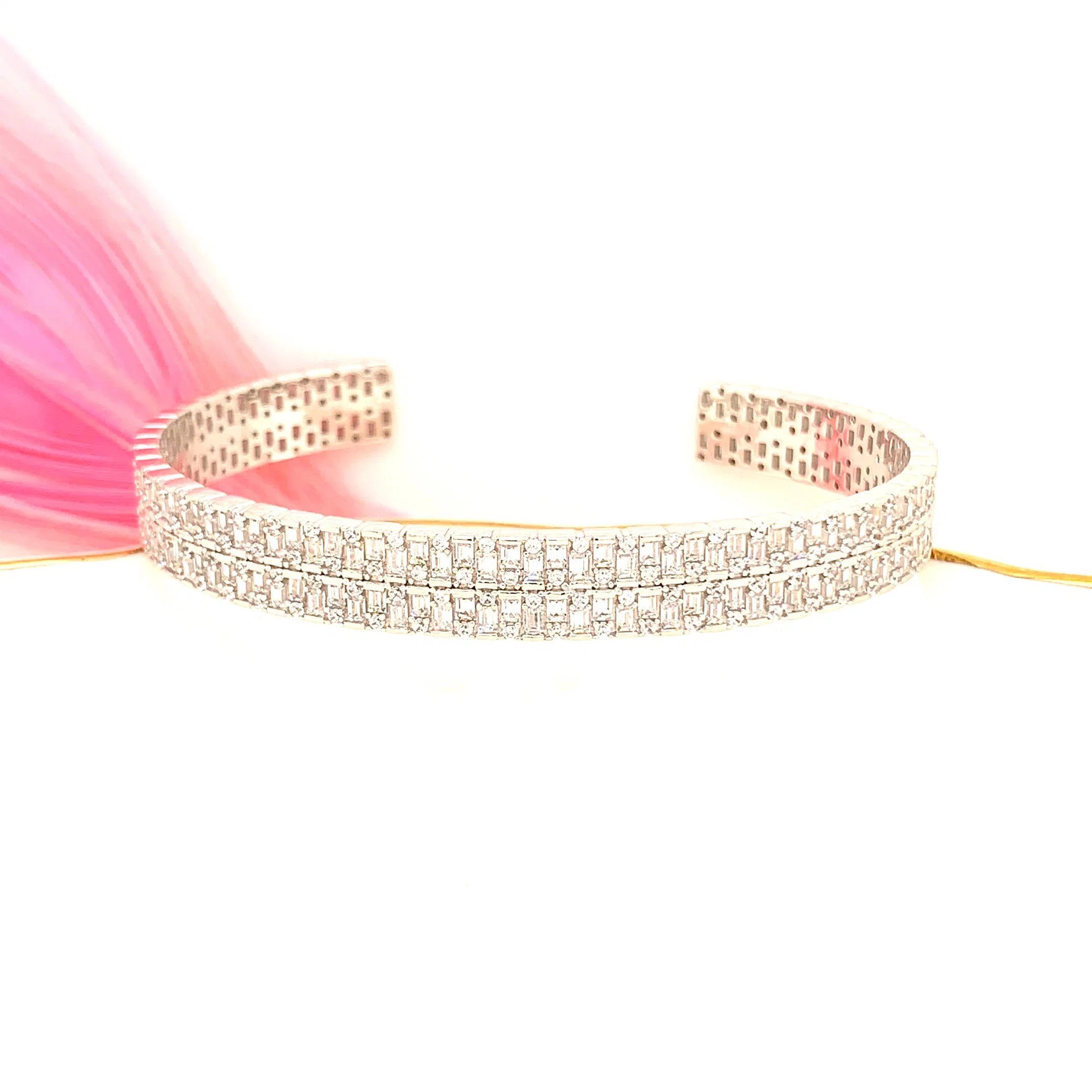 Fashion 14K 18K Bangle d'ouverture or pour bijoux de dames