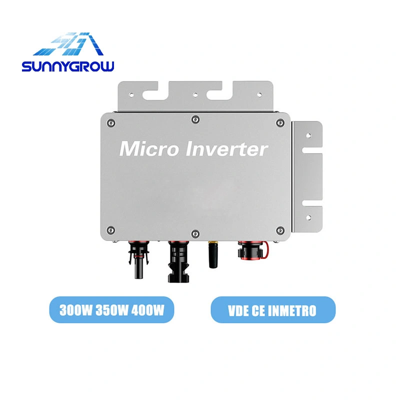 Micro inversor solar de alta eficiencia PV MPPT 300W 350W 400W Para uso doméstico con CE VDE Inmetro